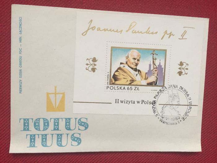 II wizyta Jana Pawła II w Polsce koperta