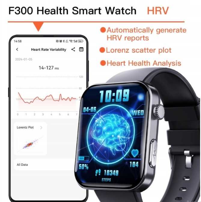 Smartwatch Altmir F300 Active Life Monitor z 52 Trybami ttst1459