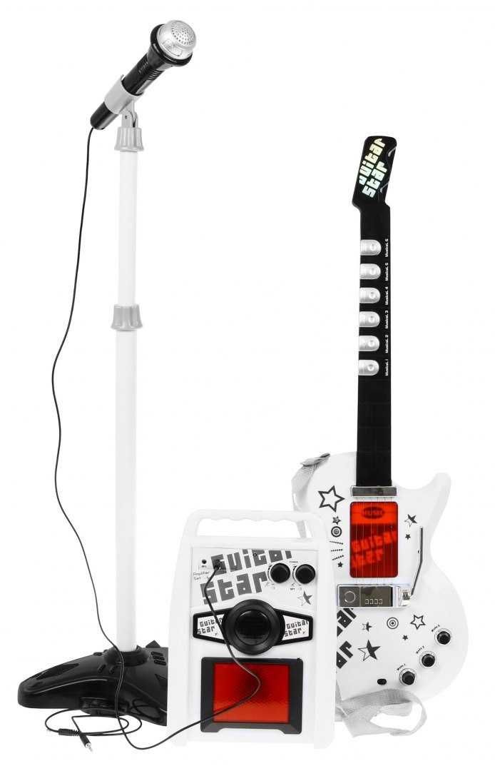 Zabawka dla dzieci Gitara MIKROFON HK-9010D