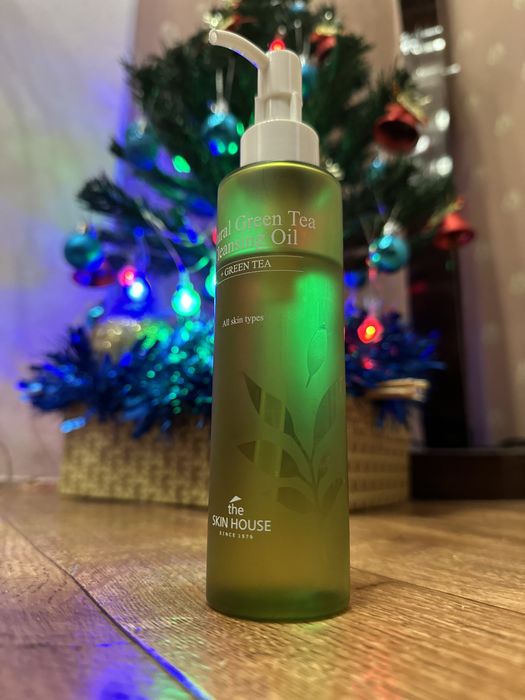 Гидрофильное масло the skin house natural green tea cleansing oil