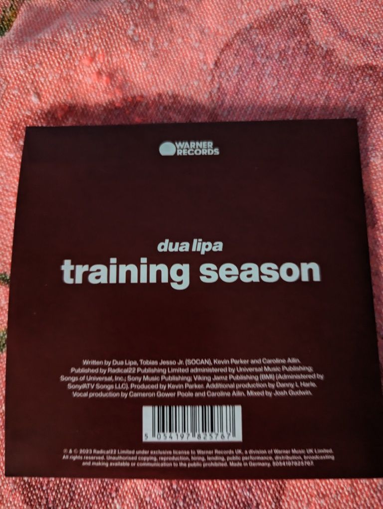 Dua Lipa - Training Season CD limitowany singiel