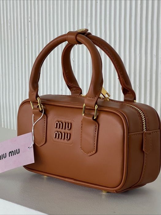 ‼️ЛЮКС ЯКІСТЬ‼️ Жіноча Сумка Miu Miu Arcadie Leather Bag /Jacquemus ми
