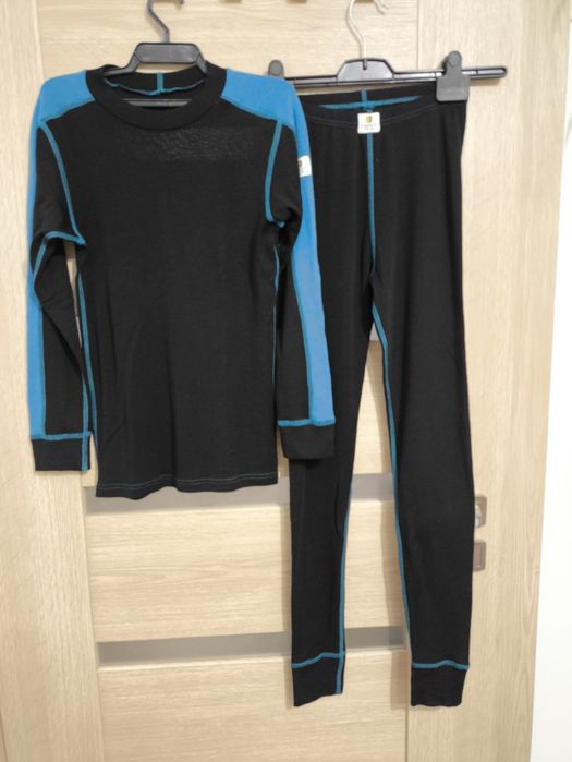 Janus 164, Legginsy i koszulka, komplet wełniany, Wool Wełna