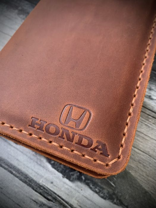 Обкладинка для паспорту,докхолдер Honda,органайзер,портмоне,брелок.