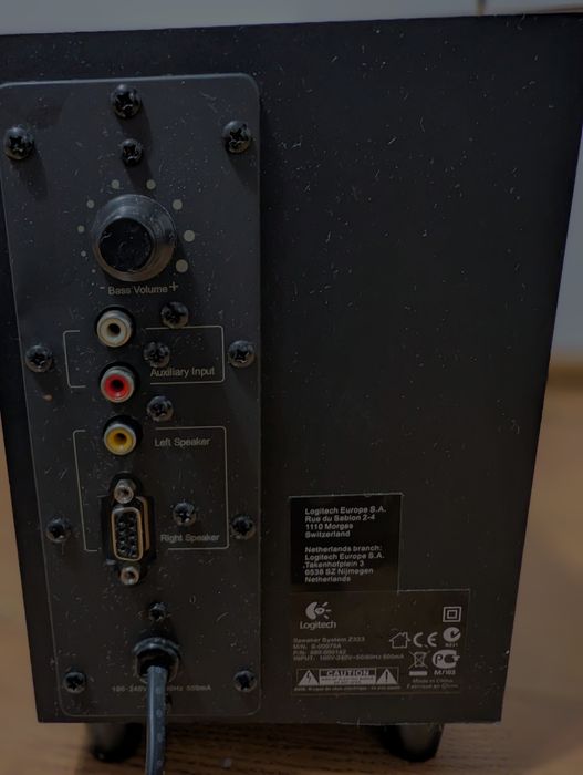 Zestaw głośników komputerowych 2.1 Logitech Z323 BASS