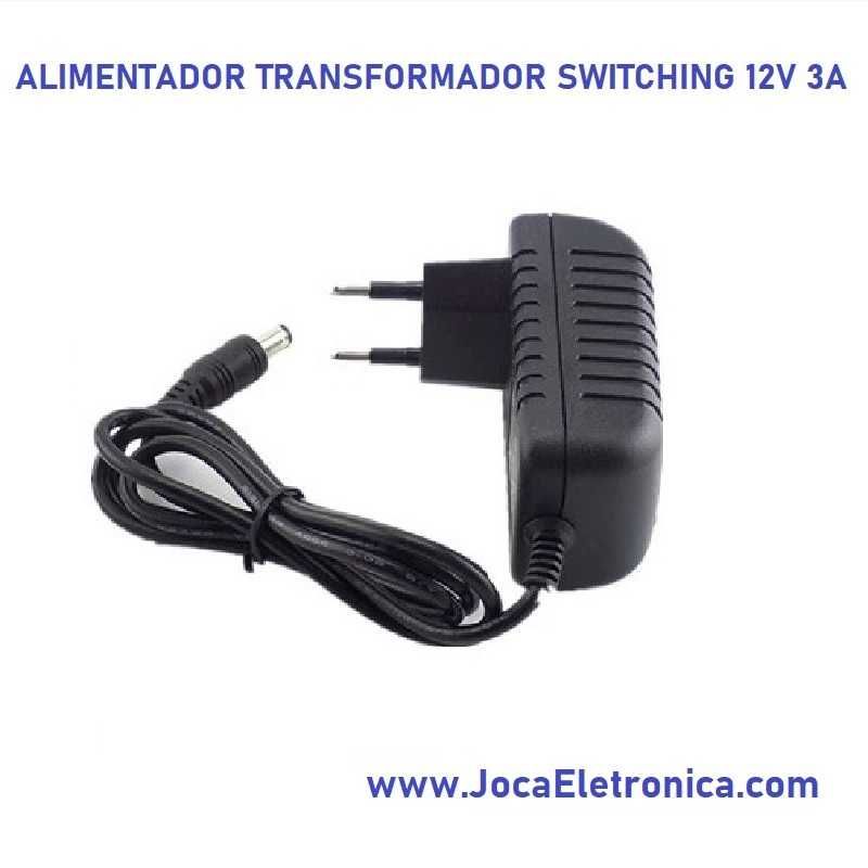 Alimentador Transformador Switching 12V 3A