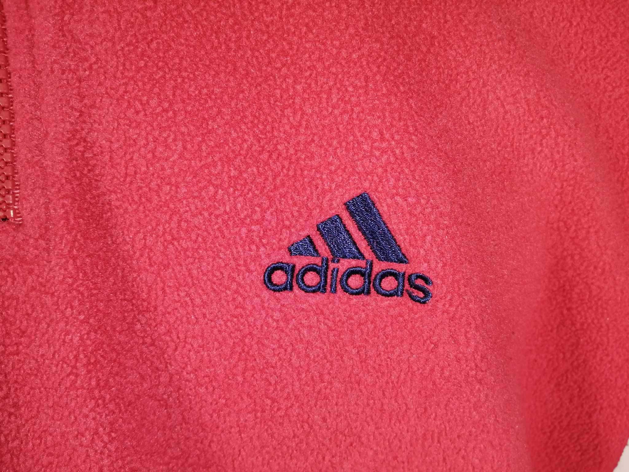 ADIDAS 90s Vintage Bluza Męska Polar M Oversize Oryginalna Super Stan