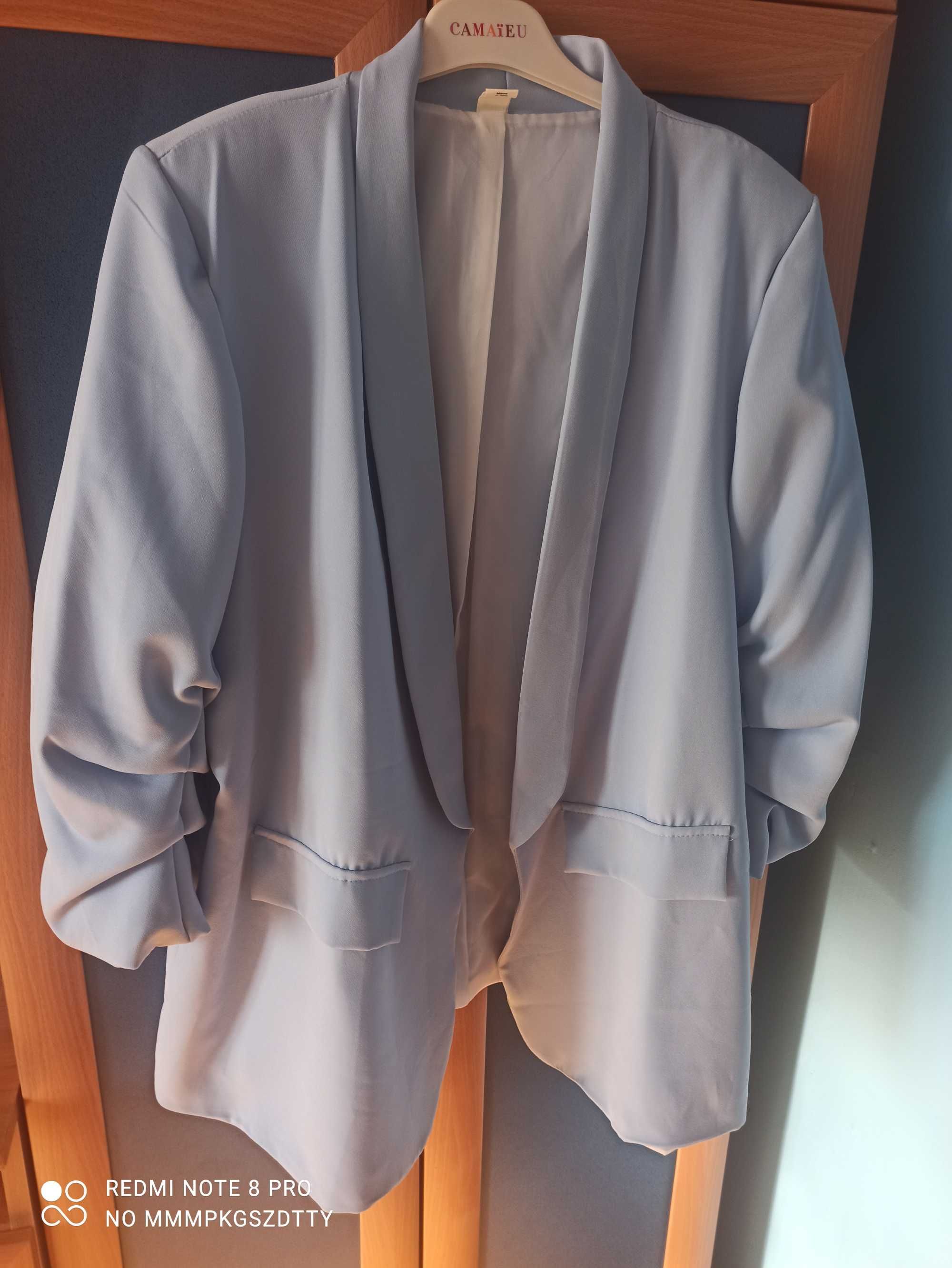 Marynarka oversize blekitna