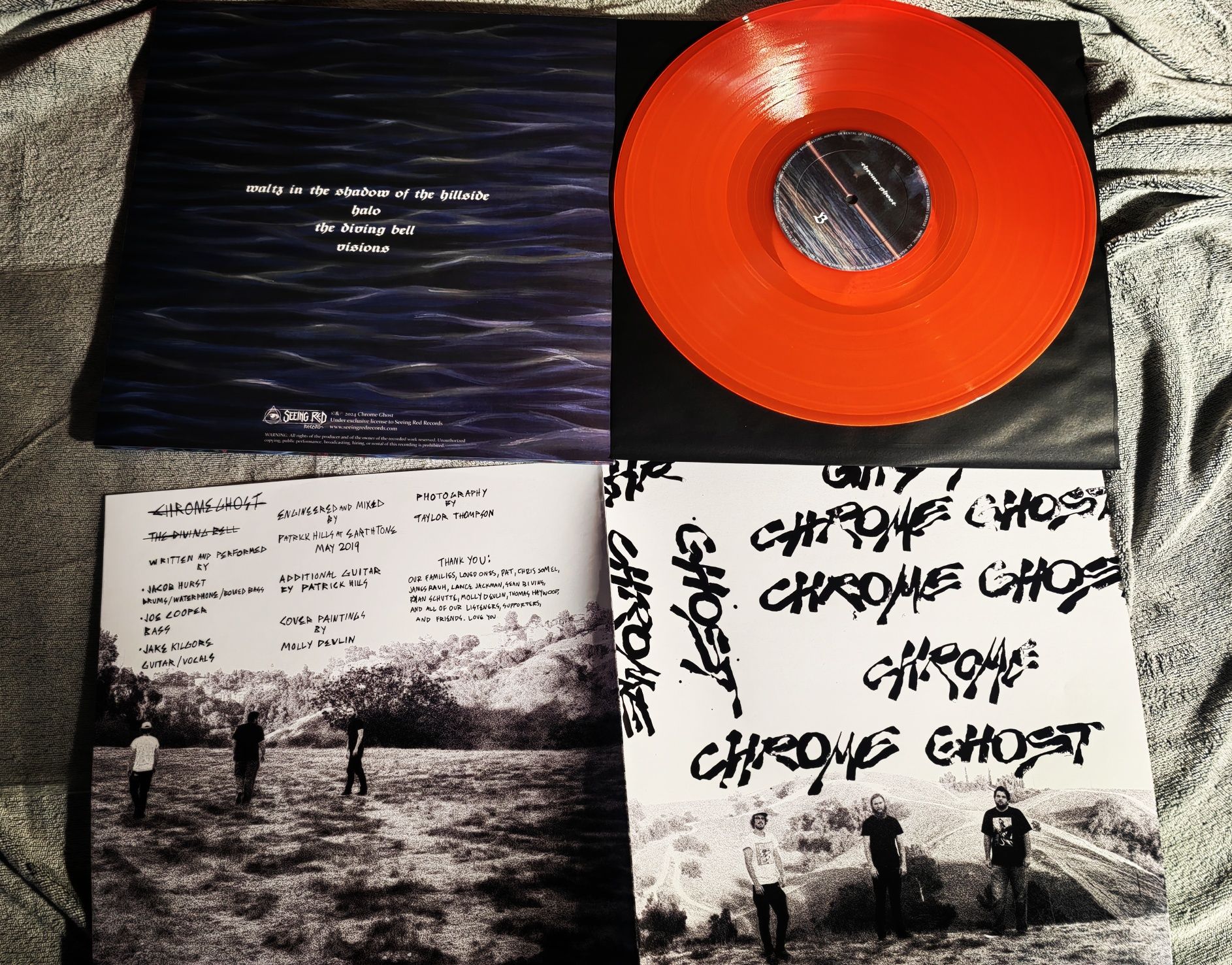Kolorowy winyl Chrome Ghost – The Diving Bell Limit 100 Nowa! Unikat!
