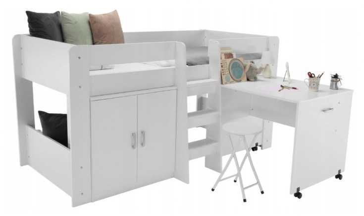 Okazja!!! Sprzedam super łóżko piętrowe antresolą z biurkiem i szafą d