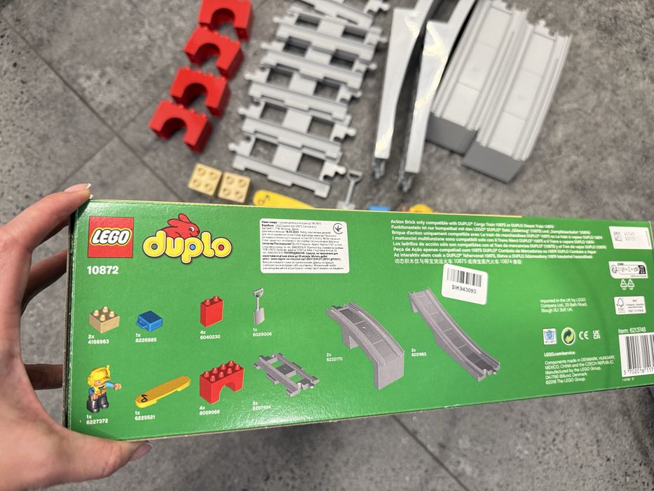 Конструктор LEGO DUPLO Паровоз, Залізничний міст, 10874, 10872, 10426