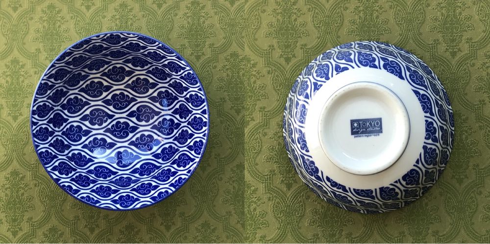 Miski Tokyo Design Studio Nippon Blue japonia ramen sushi 5 sztuk