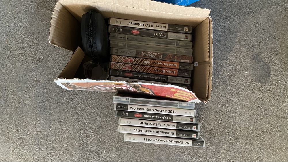 Leitor dvd e psp+ 14 jogos