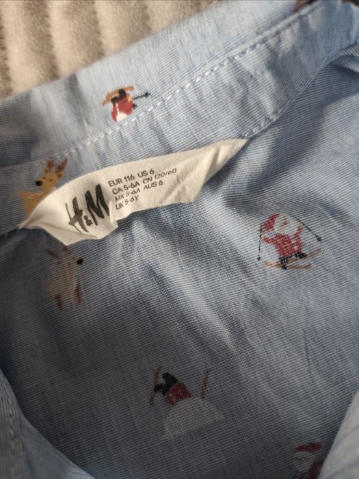 Zestaw ubrań świątecznych dla chłopca rozmiar 110