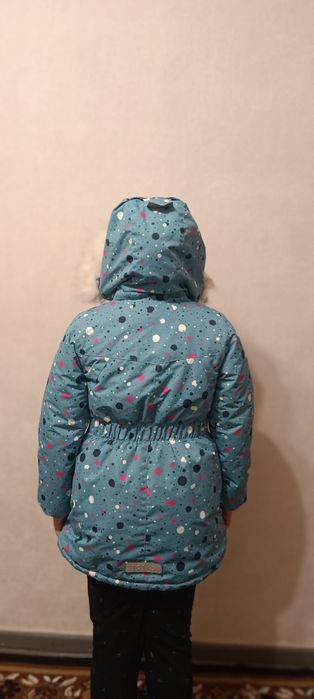 Зимова куртка-парка для дівчинки рр 140