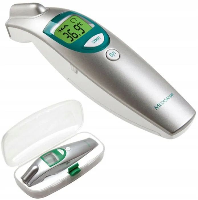 Profesjonalny termometr bezdotykowy czołowy/uszny MEDISANA FTN 76120