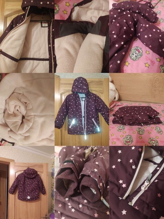 Зимова куртка/курточка H&M р.122 на 6-7 років пересилаю Олх доставка