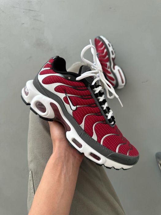 РОЗПРОДАЖ! Nike Air Max TN Plus Grey/Red 40 41 42 43 44 45 найк тнки