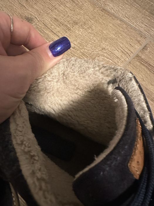 Чоловічі чоботи зимові bugatti 42 натуральна замш і хутро