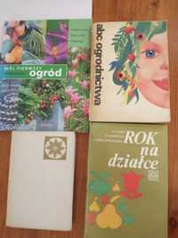 4 książki ogrodnicze Rok na działce,abc ogrodnictwa