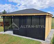 Altany,altanki, wiaty, altana ogrodowa EMMA 4x5m PRODUCENT