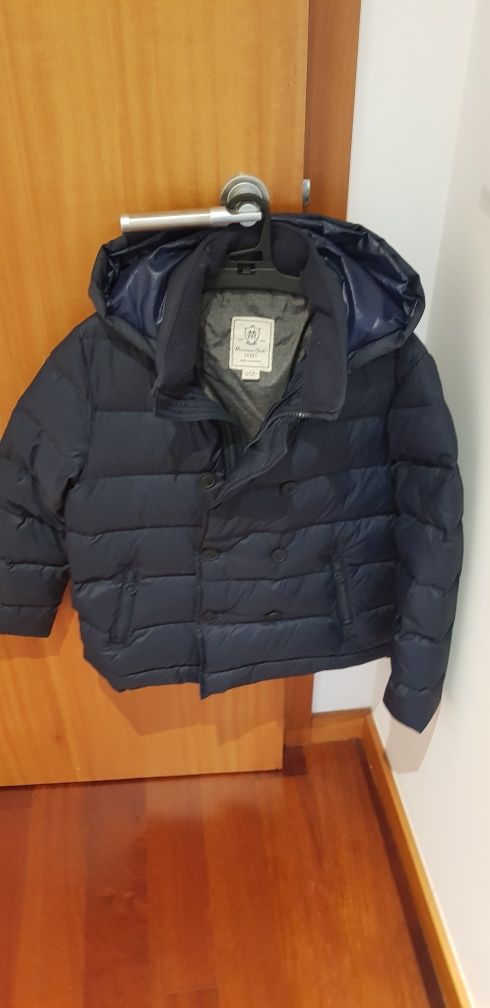 Casaco acolchoado Massimo dutti 9/10 anos, azul marinho