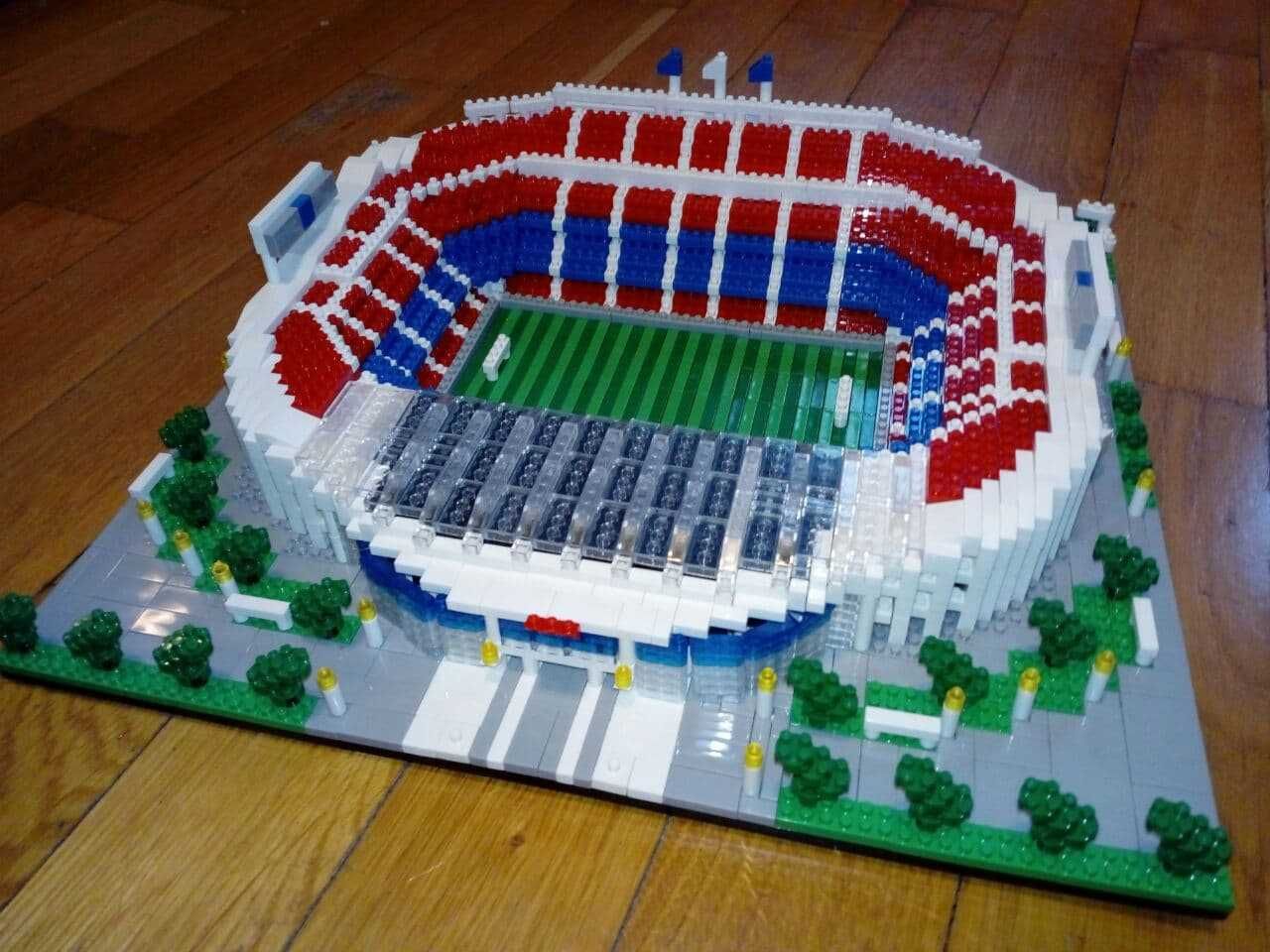 Stadion FC Barcelona - model, makieta, klocki - Camp Nou Stadium Barca