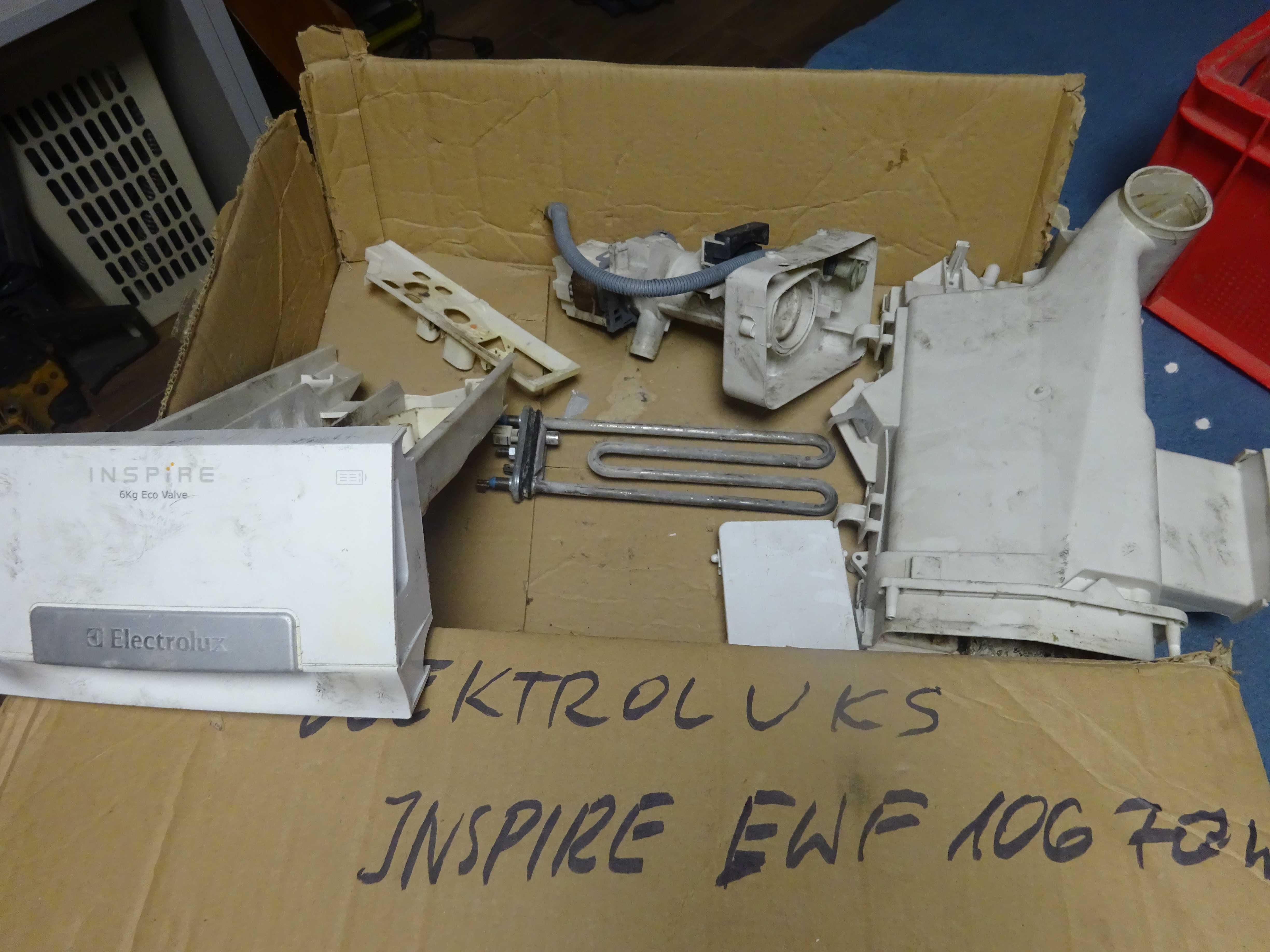 grzałka do pralki pralka Elektrolux INSPIRE Eco Valve EWF 10670W