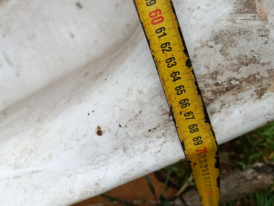 Ванна металлическая с сифоном