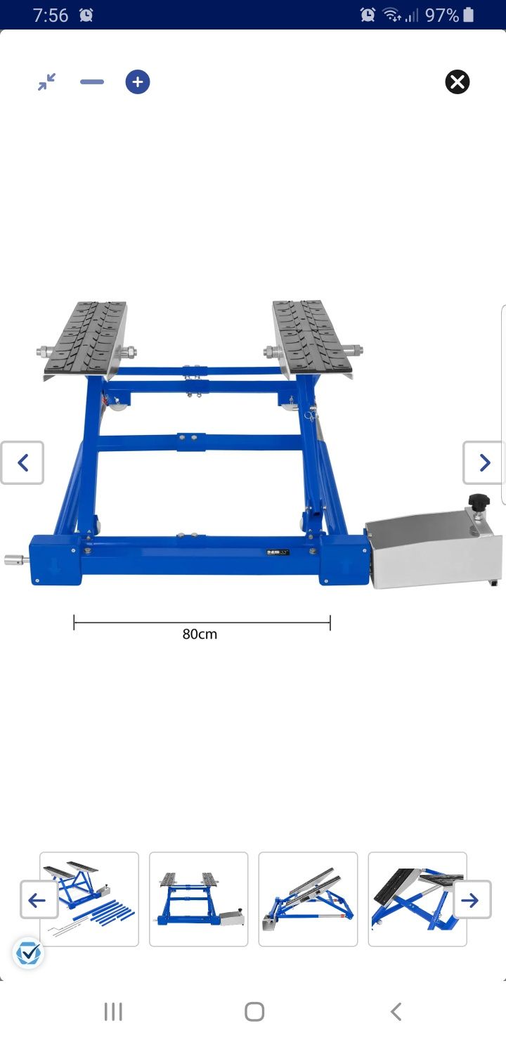 Elevador para automóveis - 1500 kg