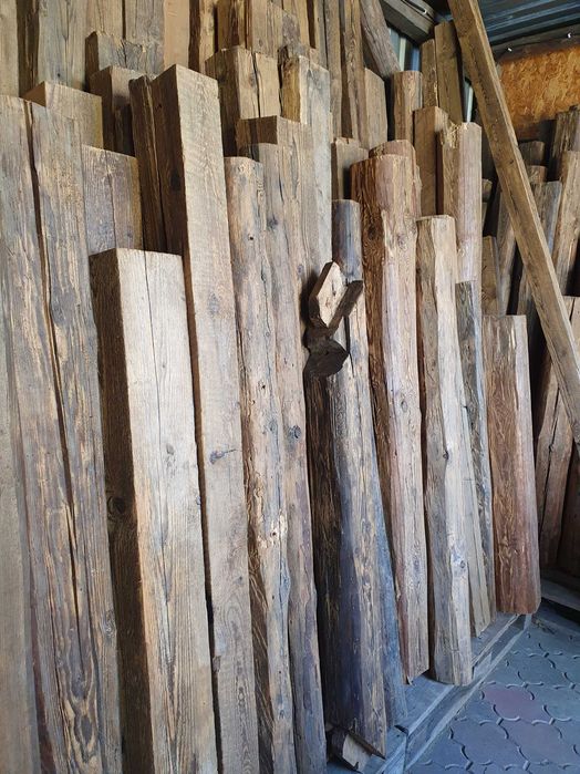 Belki , krokwie , kantówki,deski boazeryjne,deski ozdobne-stare drzewo