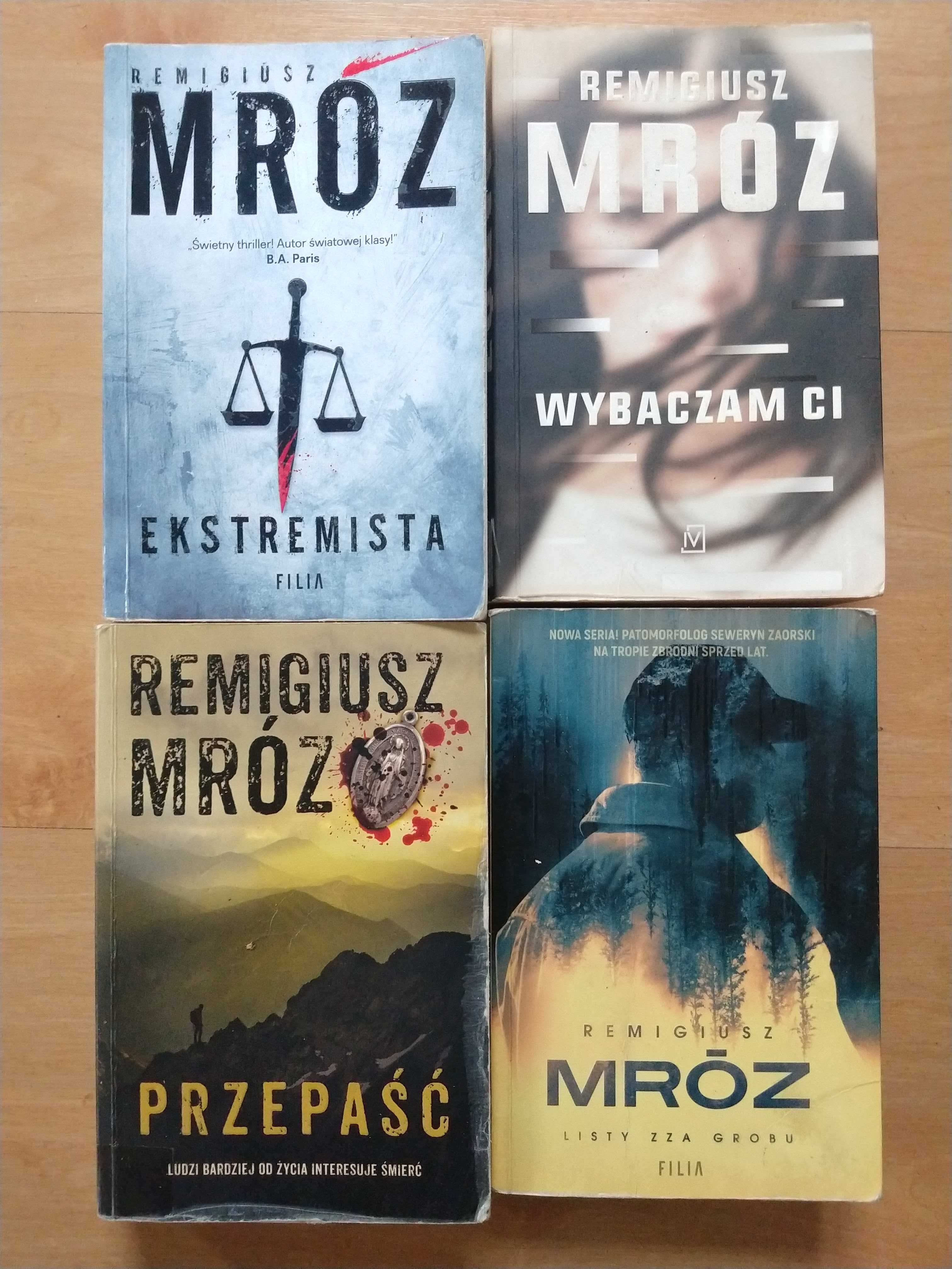 Wybaczam Ci Ekstremista Przepaść Listy zza grobu Remigiusz Mróz