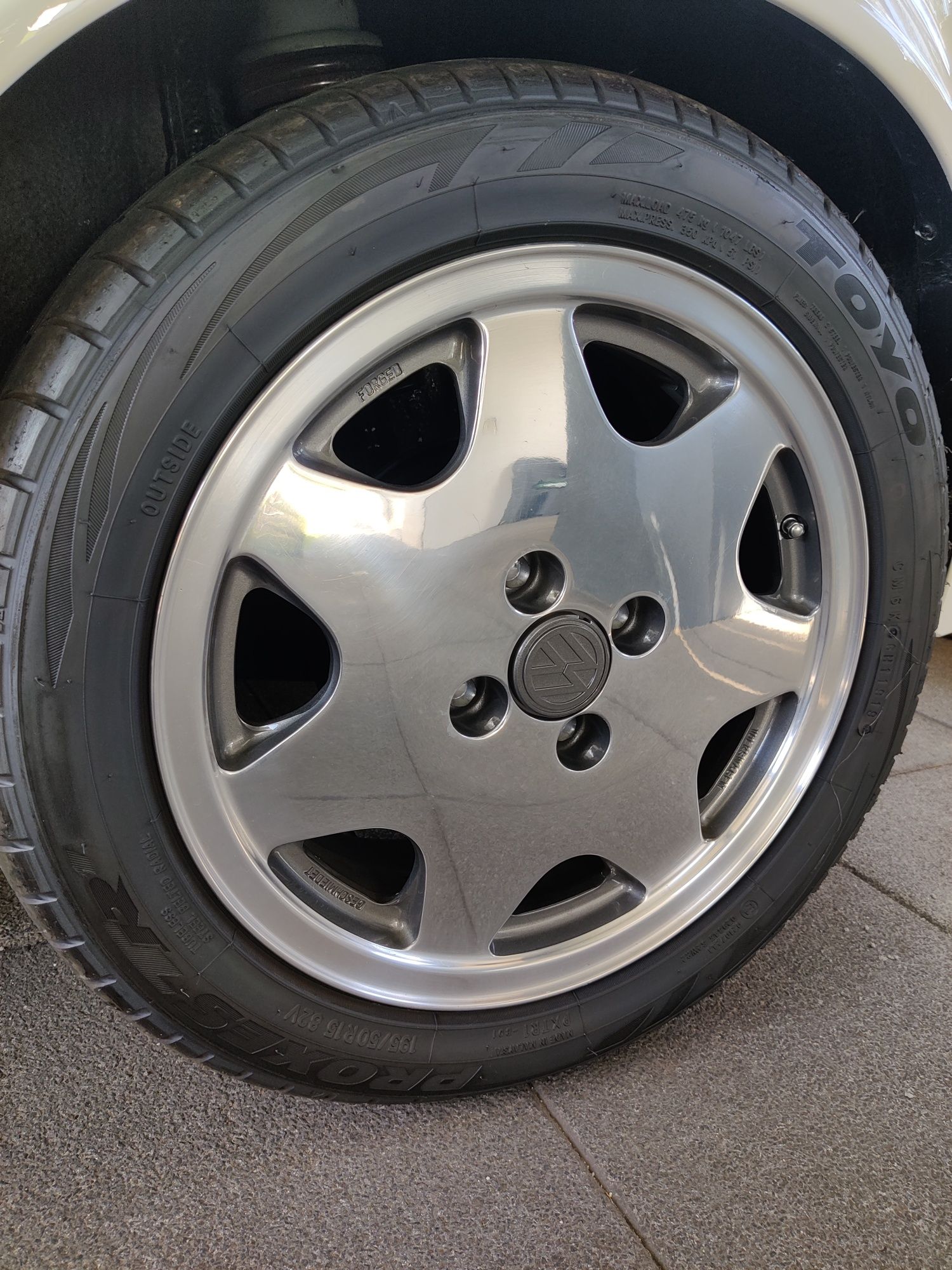 Jantes VW 15 4x100 Le Castellet como novas