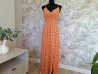 Sukienka letnia Amisu long maxi wzór print romantyczna boho