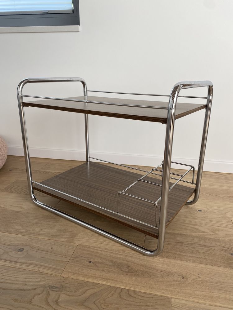 Stolik barek bauhaus prl mid century lata 70