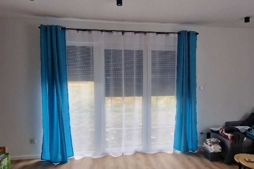 Zasłony okienne na okna 2 sztuki komplet 140x250 cm KOLORY