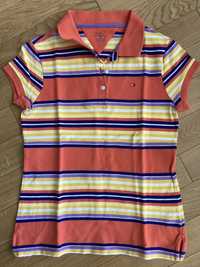 Tommy Hilfiger bluzka polo w paski roz.152