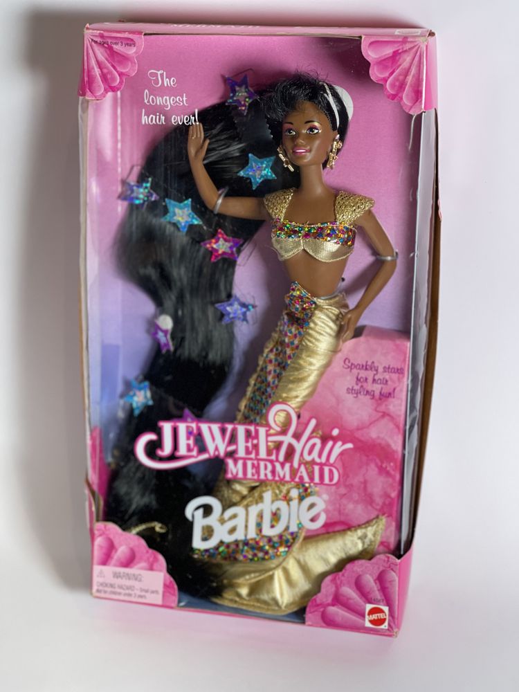 Barbie Jewel Hair Mermaid African-American Longest Hair Ever 1995
