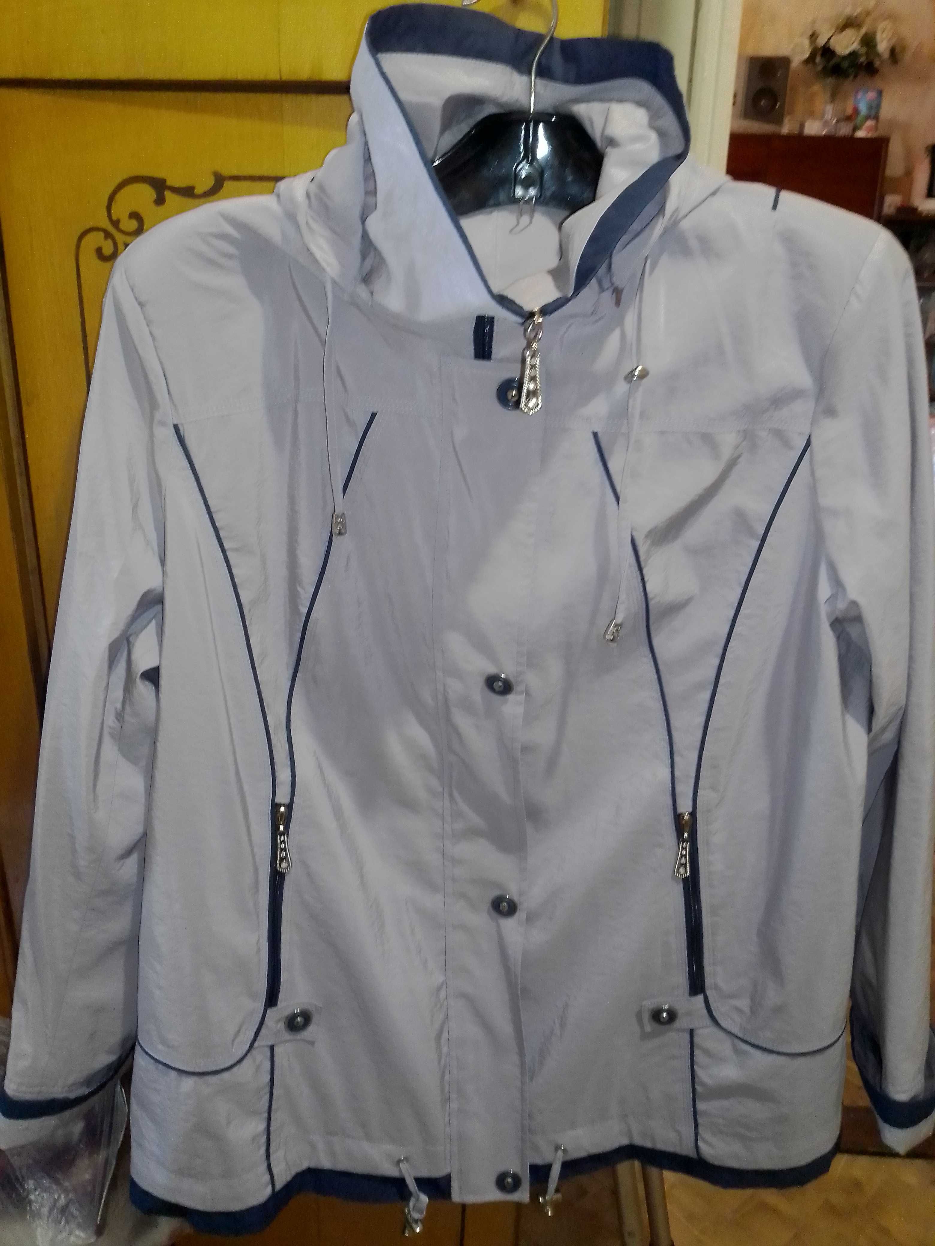 Куртка жіноча, вітч. розмір 58, світло-бузкового кольору