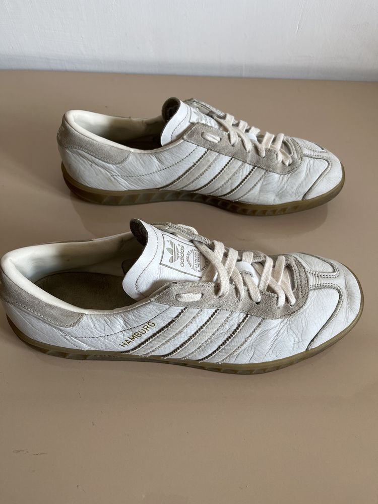 Кросовки Adidas Hamburg кожаные ( Vietnam) р.46 (11) art :S 74836