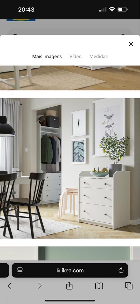 Cómoda / quarto como nova