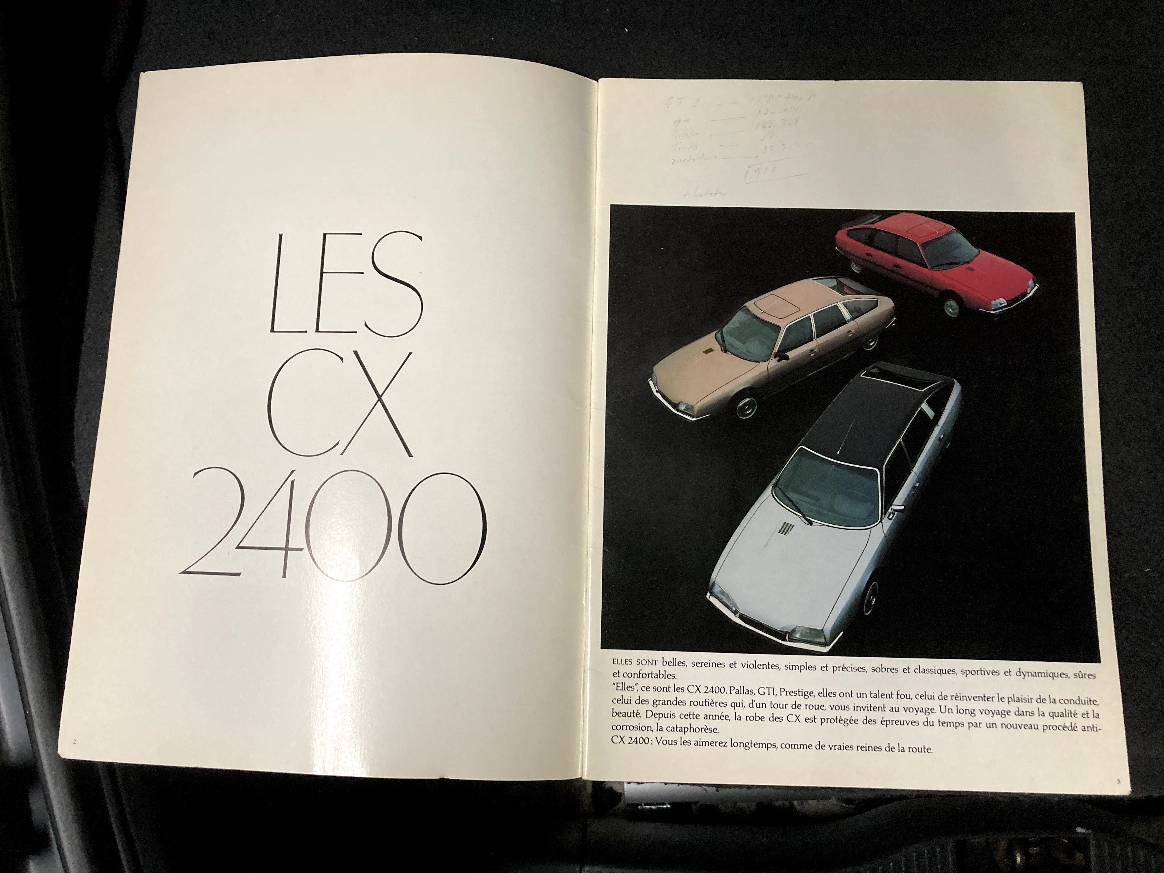 Catalogo Citroen CX