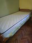 Colchão BOM REPOUSO Lutaflex -190x90 + Cama de madeira maciça