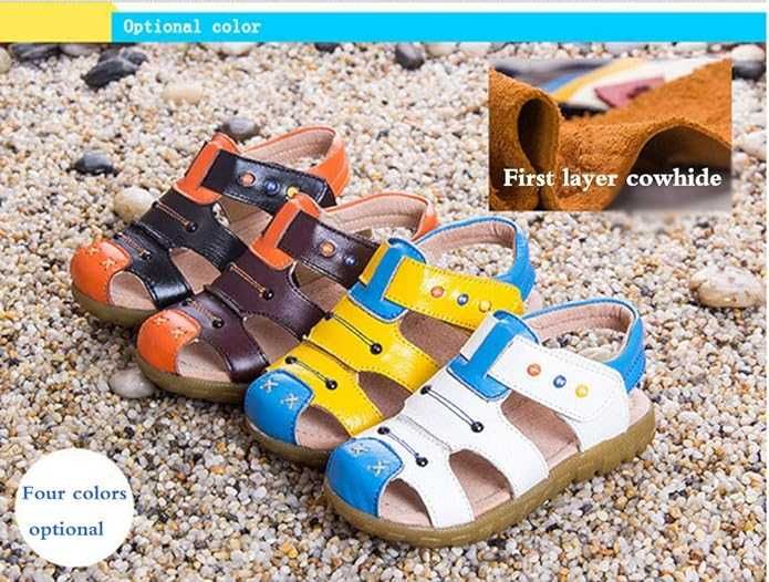 Nowe dziecięce buty skórzane / sandały / sandałki Oxford / R-32 !3224!