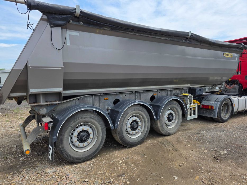 Wywrotka ZASŁAW  D-653A / 2021r/ 25 m3 / Rynna stalowa / Zestaw Iveco