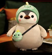 Іграшка плюшевий пінгвін 32 см, мʼяка іграшка пінгвін