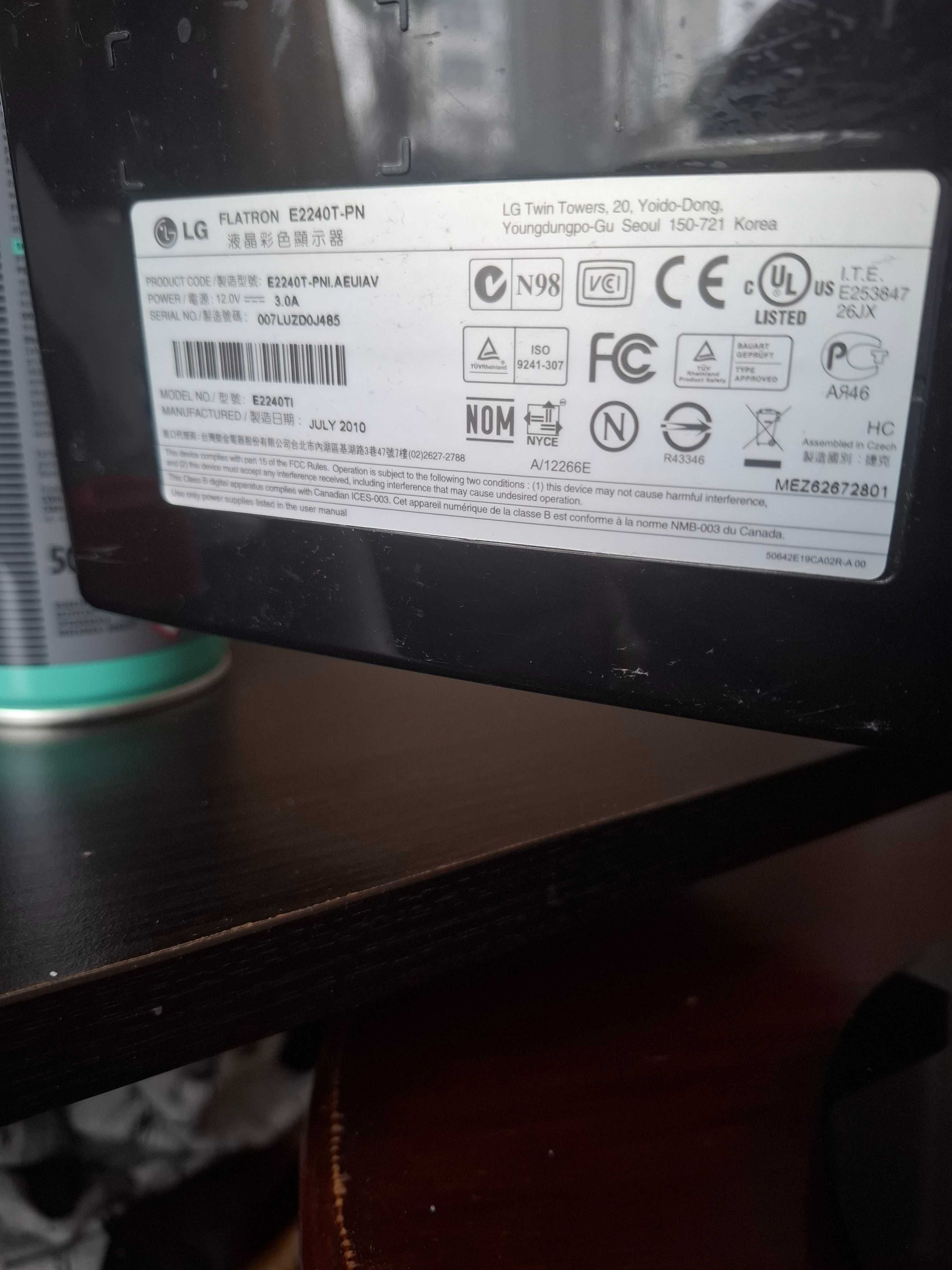 Monitor LG 21,5"