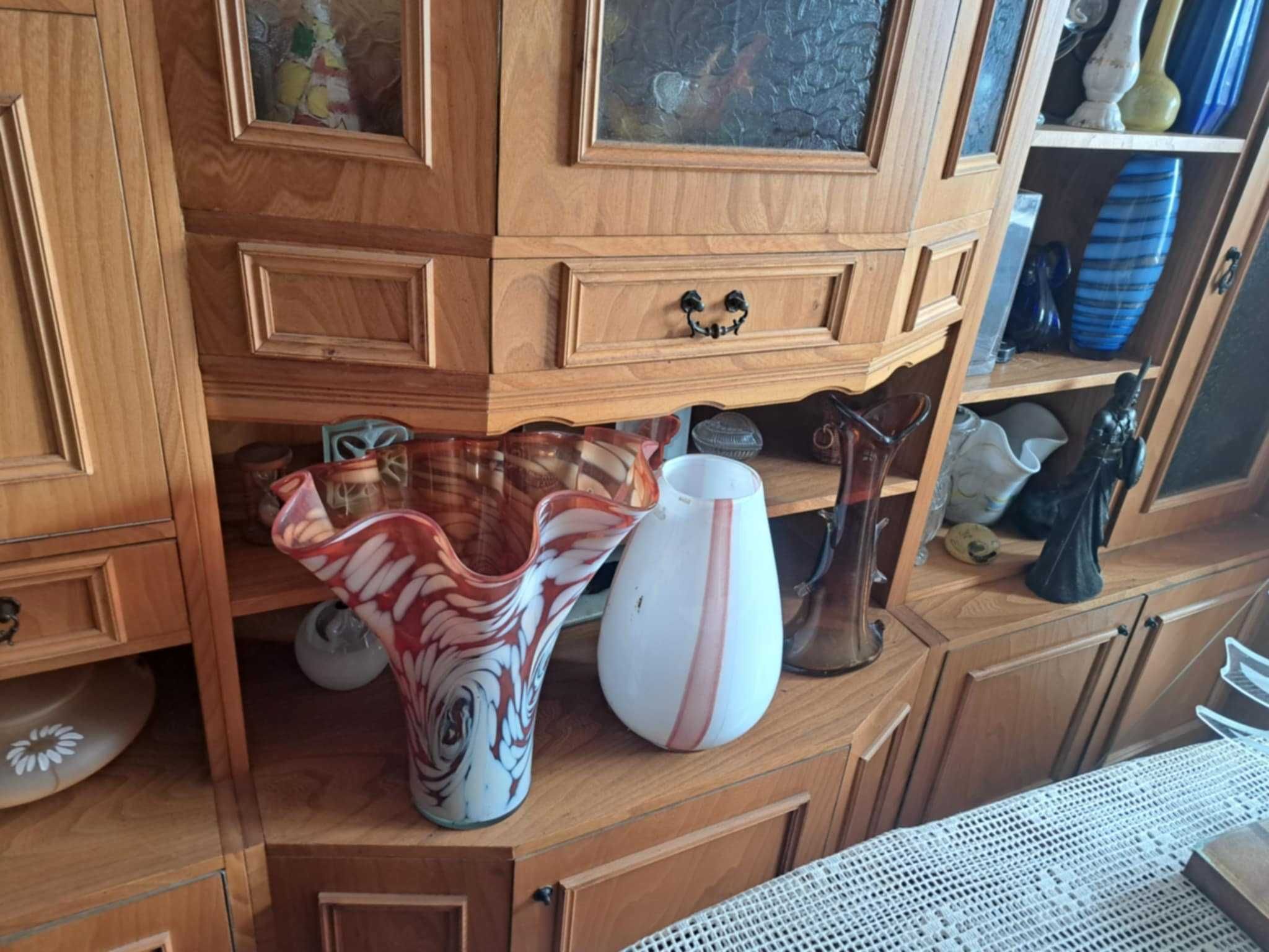 szkło ozdobne kielichy,wazony.