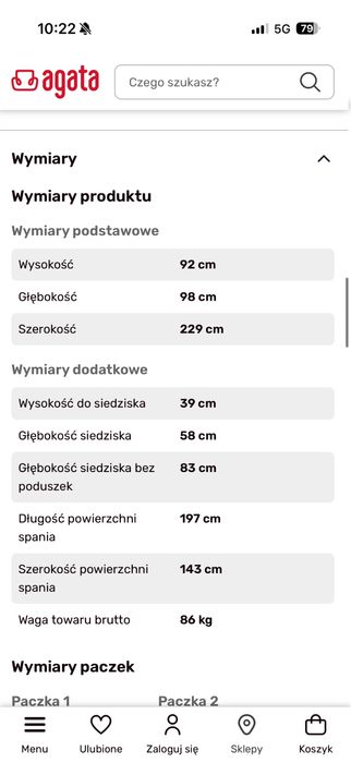 Kanapa TIVOLI z Agata meble