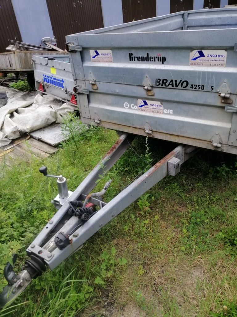 Przyczepka samochodowa 2osiowa branderup